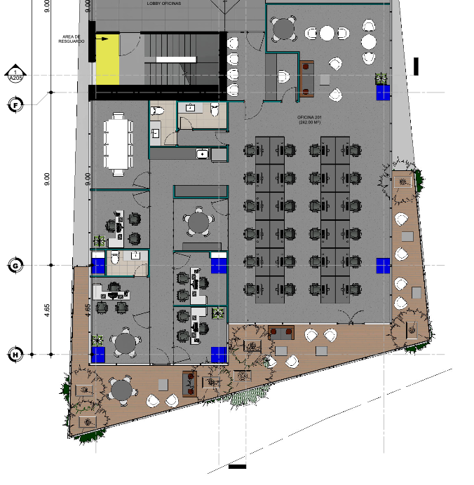 Apartamento Tipo Centro Corporativo - Via Pulté